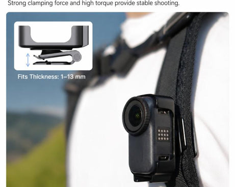 Xasurg Magnetic Clip Multi-Function Fixed Mount with Head Strap, For DJI Osmo Nano