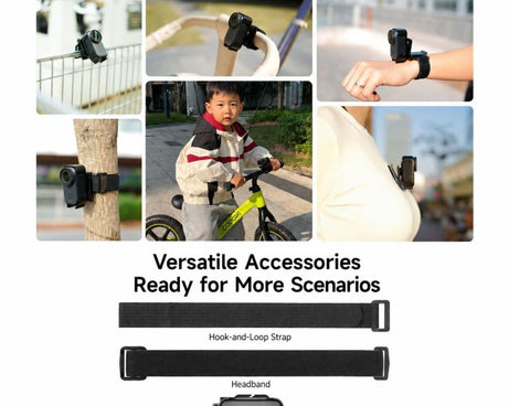 Xasurg Magnetic Clip Multi-Function Fixed Mount with Head Strap, For DJI Osmo Nano