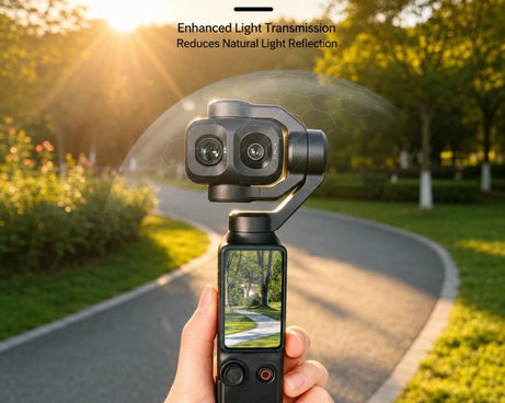 Xasurg AR Anti-Reflective Tempered Glass Screen Film, For DJI Osmo Pocket 4P / 4 / 3