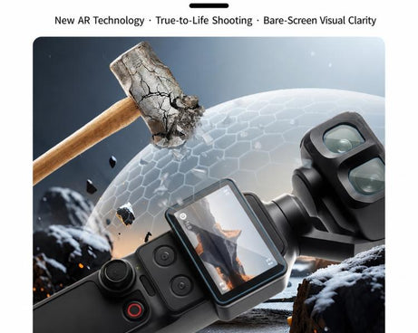 Xasurg AR Anti-Reflective Tempered Glass Screen Film, For DJI Osmo Pocket 4P / 4 / 3