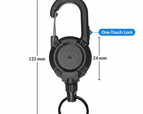 Xasurg Magnetic Backpack Retractable Clip For Insta360 Luna, DJI Pocket 4P / 4 / 3