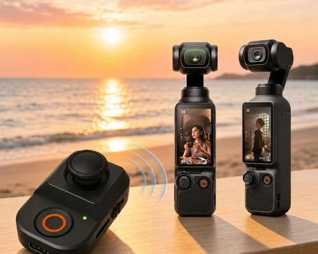 Xasurg Wireless Bluetooth Remote Control, For DJI Osmo Pocket 4P / 4 / 3