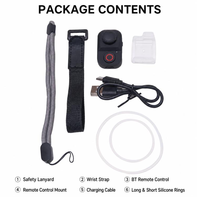 Xasurg Wireless Bluetooth Remote Control, For DJI Osmo Pocket 4P / 4 / 3