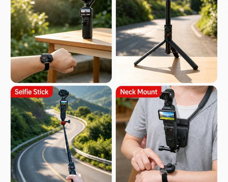 Xasurg Wireless Bluetooth Remote Control, For DJI Osmo Pocket 4P / 4 / 3