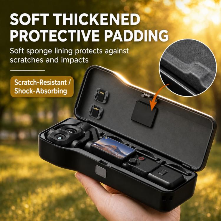 Xasurg Protective Storage Box Cover with Filter & Card Slots, For DJI Osmo Pocket 4P