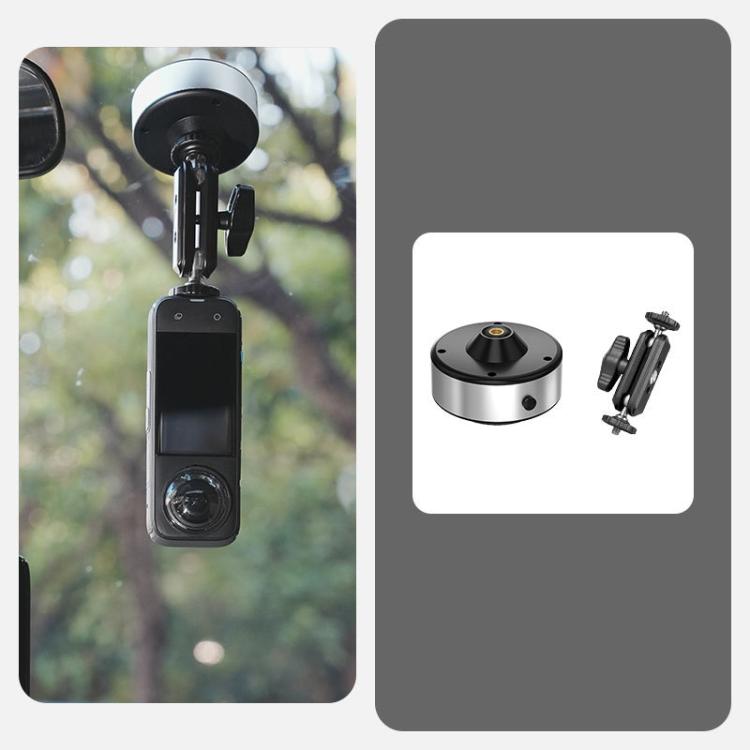 Xasurg Electric Vacuum Suction Cup Mount for DJI, Insta360, GoPro and Other Action Cameras, Suction Cup, Suction Cup + Arm, Suction Cup + Arm + Strap