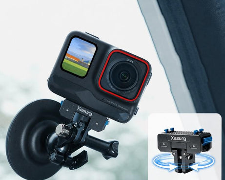 Xasurg Magnetic Quick Release Adapter Mount, For Insta360 X5 / X4 Air / Ace Pro / Pro 2