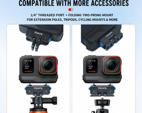 Xasurg Magnetic Quick Release Adapter Mount, For Insta360 X5 / X4 Air / Ace Pro / Pro 2