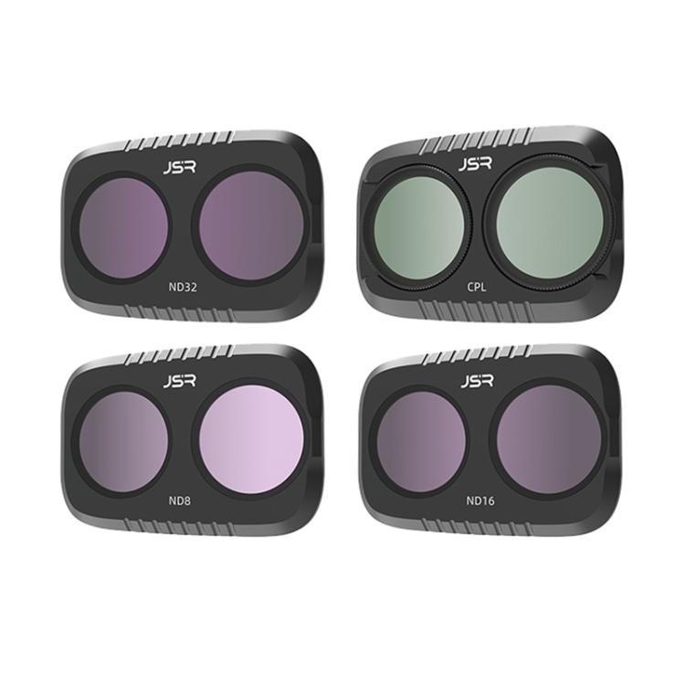For DJI Osmo Pocket 4P JSR KB Series Clip-on Camera Lens Filter, UV, CPL, ND8, ND16, ND32, ND64, GND8, GND16, VND2-5, VND6-9, STAR, NIGHT, Black Mist 1/4, Wide Angle, 3 in 1 UV ND8/16, 3 in 1 CPL Black Mist VND, 4 in 1 CPL ND8/16/32, 4 in 1 ND8-64PL   ...