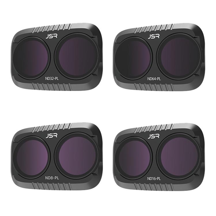 For DJI Osmo Pocket 4P JSR KB Series Clip-on Camera Lens Filter, UV, CPL, ND8, ND16, ND32, ND64, GND8, GND16, VND2-5, VND6-9, STAR, NIGHT, Black Mist 1/4, Wide Angle, 3 in 1 UV ND8/16, 3 in 1 CPL Black Mist VND, 4 in 1 CPL ND8/16/32, 4 in 1 ND8-64PL   ...