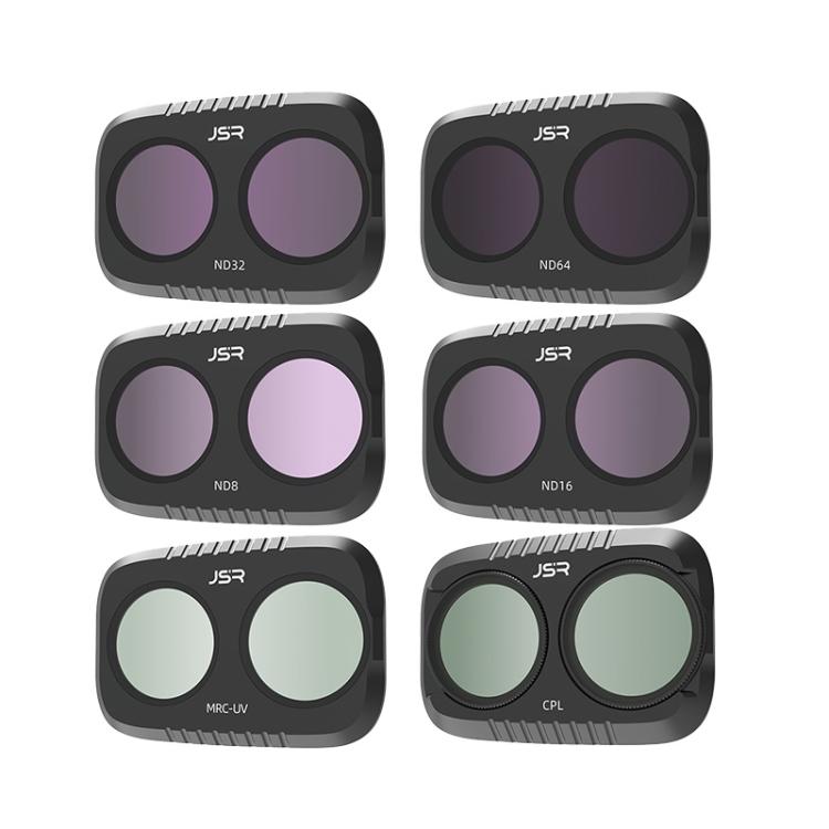 For DJI Osmo Pocket 4P JSR KB Series Clip-on Camera Lens Filter, UV, CPL, ND8, ND16, ND32, ND64, GND8, GND16, VND2-5, VND6-9, STAR, NIGHT, Black Mist 1/4, Wide Angle, 3 in 1 UV ND8/16, 3 in 1 CPL Black Mist VND, 4 in 1 CPL ND8/16/32, 4 in 1 ND8-64PL   ...