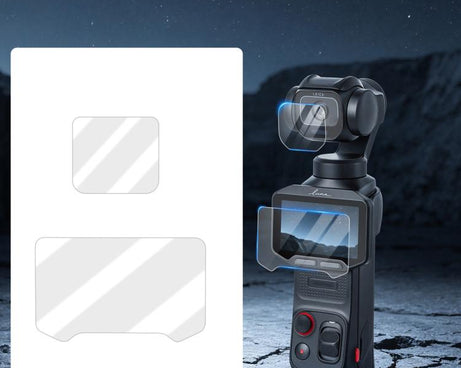 Sunnylife Lens Screen Protector Tempered Glass Protective Film, For Insta360 Luna Pro