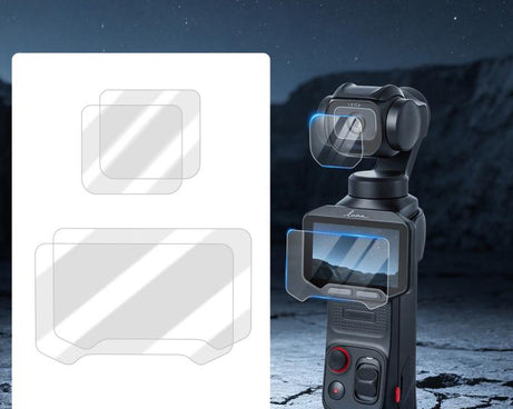 Sunnylife Lens Screen Protector Tempered Glass Protective Film, For Insta360 Luna Pro