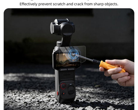 Sunnylife Lens Screen Protector Tempered Glass Protective Film, For Insta360 Luna Pro