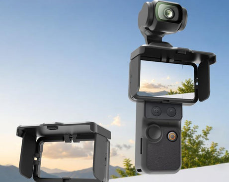 For DJI Osmo Pocket 4P / 4 / 3 Screen Shield Magnetic Folding Anti-Glare Sunshade Cover, Common Version, NFC Version