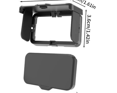 For DJI Osmo Pocket 4P / 4 / 3 Screen Shield Magnetic Folding Anti-Glare Sunshade Cover, Common Version, NFC Version