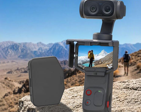 For Insta360 Luna Ultra / Pro Screen Shield Magnetic Folding Anti-Glare Sunshade Cover, Common Version, NFC Version