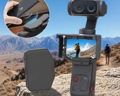 For Insta360 Luna Ultra / Pro Screen Shield Magnetic Folding Anti-Glare Sunshade Cover, Common Version, NFC Version
