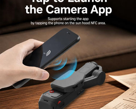 For Insta360 Luna Ultra / Pro Screen Shield Magnetic Folding Anti-Glare Sunshade Cover, Common Version, NFC Version