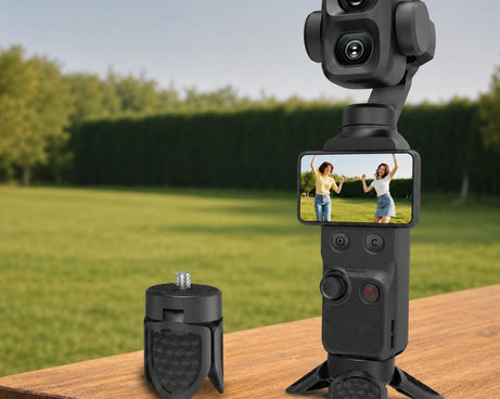 Portable Mini Tripod Desktop Holder with 1/4 inch Screw, Common Version, Magnetic Version