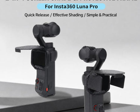 For Insta360 Luna Pro Screen Sun Hood Foldable Protective Cover, Standard Version, Upgraded Version