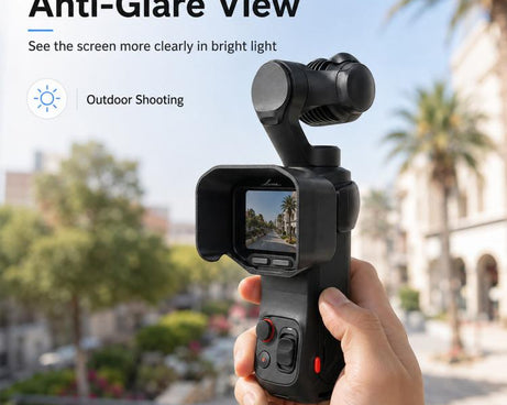 Screen Sun Hood Multi-Directional Anti-Glare Screen Shade Cover, For Insta360 Luna Pro