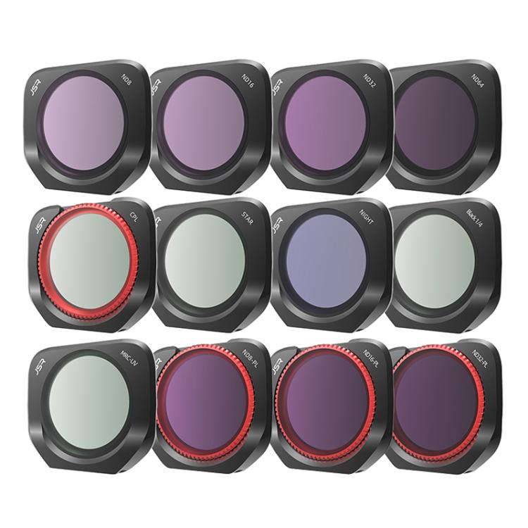 For Insta360 Luna Pro Magnetic Quick Release Lens Filter, 8 in 1 Mixed Filter, 12 in 1 Mixed Filter