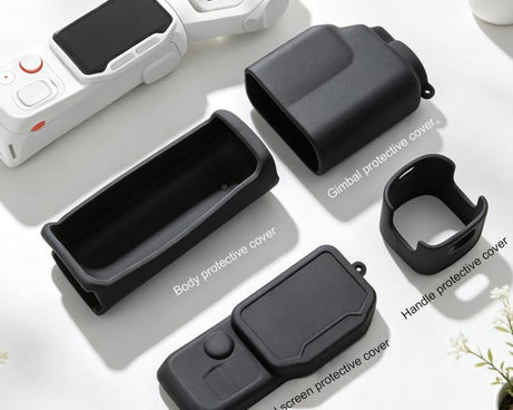 4-in-1 Set Silicone Protective Full-Body Camera Cover, For Insta360 Luna Ultra