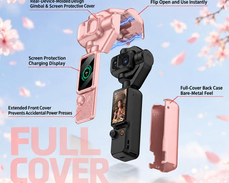 GKK Gimbal Cover Camera Protector Screen Body Magnetic Full Cover, For DJI Osmo Pocket 4P