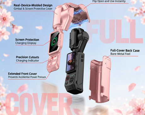 GKK Gimbal Cover Camera Protector Screen Body Magnetic Full Cover, For Insta360 Luna Ultra