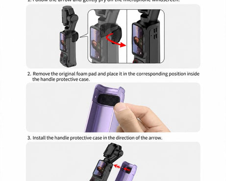 GKK Gimbal Cover Camera Protector Screen Body Magnetic Full Cover, For Insta360 Luna Ultra