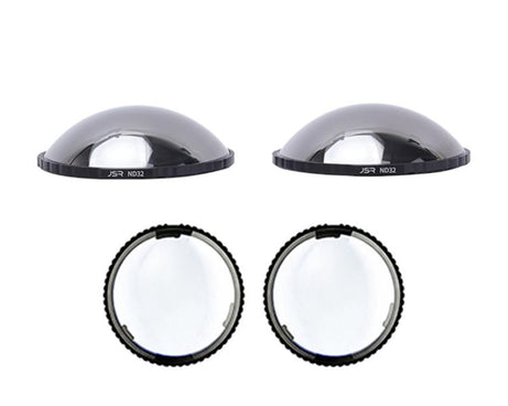 For Insta360 X6 JSR Clip-on ND Lens Filter, 4 in 1 ND32 + PC Lens Guard, 6 in 1 ND16/32/64