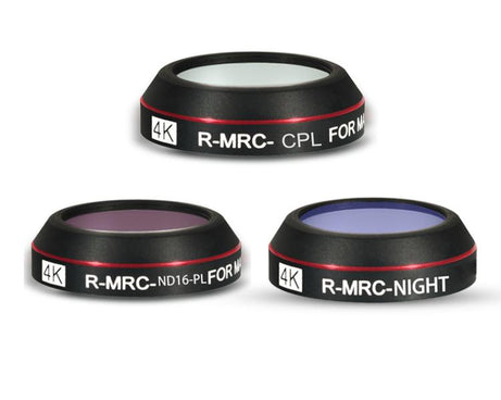 JSR RD Series Lens Filter Set For SJCAM SJC300 / 400 / 400 Pro, 3 in 1 CPL ND8/16PL, 3 in 1 CPL ND16PL NIGHT, 4 in 1 UV CPL ND8/16PL, 4 in 1 ND8/16/32/64PL, 5 in 1 Mixed Filter, 6 in 1 UV CPL NDPL, 6 in 1 Mixed Filter