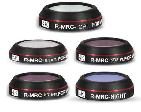 JSR RD Series Lens Filter Set For SJCAM SJC300 / 400 / 400 Pro, 3 in 1 CPL ND8/16PL, 3 in 1 CPL ND16PL NIGHT, 4 in 1 UV CPL ND8/16PL, 4 in 1 ND8/16/32/64PL, 5 in 1 Mixed Filter, 6 in 1 UV CPL NDPL, 6 in 1 Mixed Filter