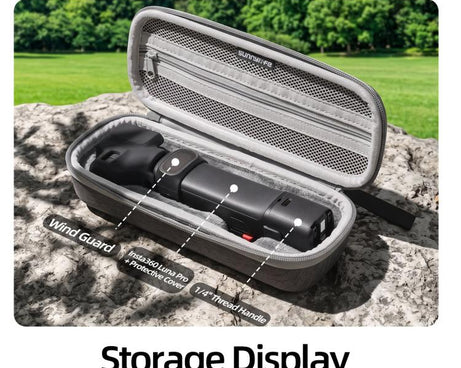 For Insta360 Luna Pro Sunnylife Mini Carrying Handbag Protective Organizer, Standard Bundle Case, Creator Bundle Case
