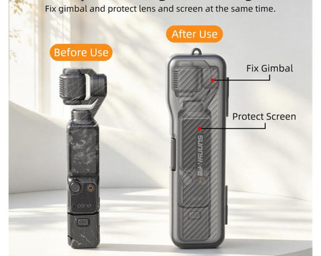 Sunnylife Shock-proof Storage Box Protective Cover with Filter Box, For DJI Osmo Pocket 4 / 3