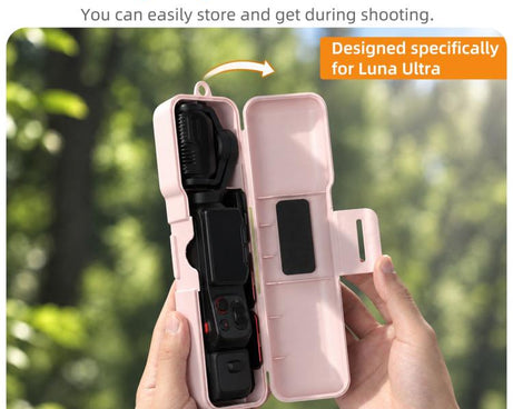 Sunnylife Gimbal Camera Protector Shock-proof Protective Cover Storage Box with Strap, For Insta360 Luna Ultra
