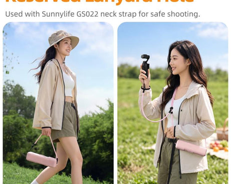 Sunnylife Gimbal Camera Protector Shock-proof Protective Cover Storage Box with Strap, For Insta360 Luna Ultra