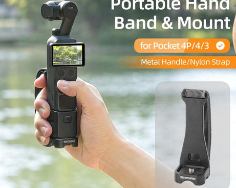 Sunnylife Portable Hand Band Metal Extension Handle Mount Expansion Frame, For DJI Osmo Pocket 4P / 4 / 3