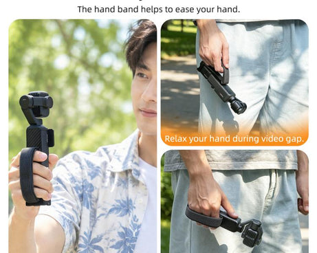 Sunnylife Portable Hand Band Metal Extension Handle Mount Expansion Frame, For DJI Osmo Pocket 4P / 4 / 3