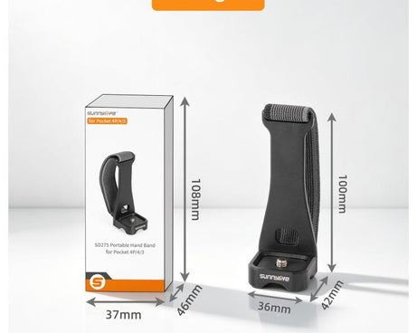 Sunnylife Portable Hand Band Metal Extension Handle Mount Expansion Frame, For DJI Osmo Pocket 4P / 4 / 3