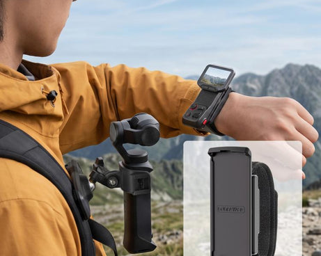 Sunnylife Touchscreen Remote Wristband Quick-Release Wrist Strap Adjustable Expansion Band, For Insta360 Luna Ultra / Pro