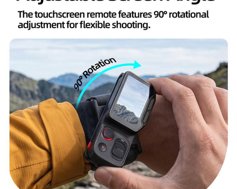 Sunnylife Touchscreen Remote Wristband Quick-Release Wrist Strap Adjustable Expansion Band, For Insta360 Luna Ultra / Pro
