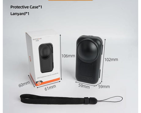 Sunnylife Integrated Lens Screen Protective Cover with Lanyard, For Insta360 X6