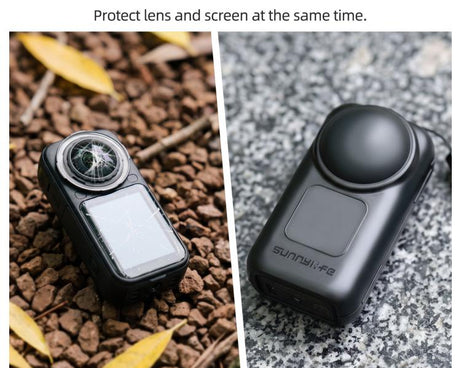 Sunnylife Integrated Lens Screen Protective Cover with Lanyard, For Insta360 X6