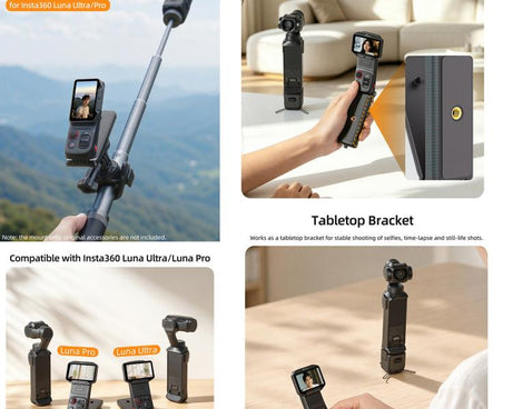 Sunnylife Handheld Touchscreen Remote Mount Quick-Release Bracket, For Insta360 Luna Ultra / Pro