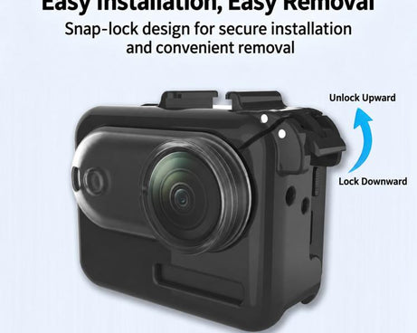 PC Camera Charging Box Cover with TPU Lens Cap, For Insta360 GO 3 / 3S