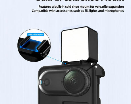 PC Camera Charging Box Cover with TPU Lens Cap, For Insta360 GO 3 / 3S