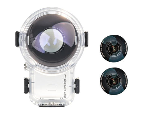Invisible Dive Housing 60m Waterproof Case with Dedicated Lens & Magnetic Base, For Insta360 X6 Magnetic Base