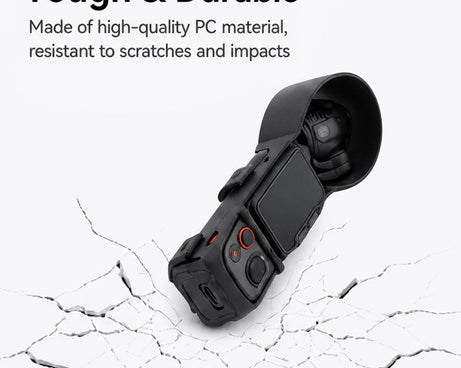 Scratch-Resistant Anti-Bump Snap Protective Frame Cover with Lens Hood, For Insta360 Luna Ultra